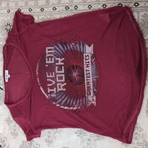Vintage Rock Shirt - Womans Small